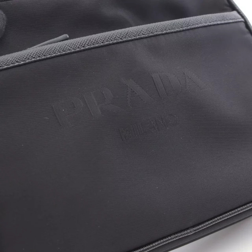 Prada TESSUTO Black Saffiano Shoulder Bag SAFFIANO Leather - Picture 6 of 6